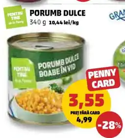 Penny Porumb dulce Ofertă