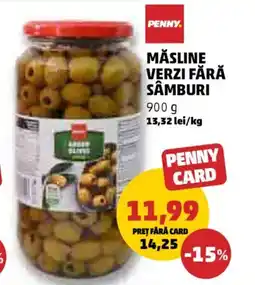Penny Măsline verzi fără sâmburi Ofertă