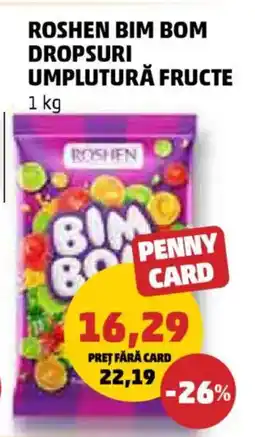 Penny Roshen bim bom dropsuri umplutură fructe Ofertă