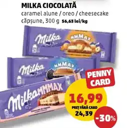 Penny Milka ciocolată Ofertă