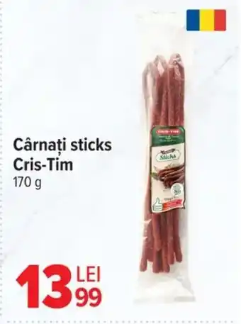 Carrefour Market Cârnaţi sticks Cris-Tim Ofertă