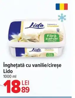 îngheţată cu vanilie/cireșe Lido