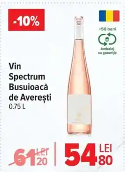 Carrefour Market Vin Spectrum Busuioacă de Avereşti Ofertă