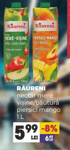 Annabella RÂURENI nectar mere vişine/băutură piersici mango Ofertă