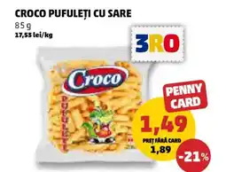Penny Croco pufuleți cu sare Ofertă