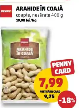 Penny Arahide în coajă coapte, nesǎrate Ofertă