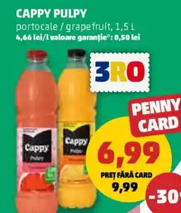 Penny Cappy pulpy portocale/grapefruit Ofertă