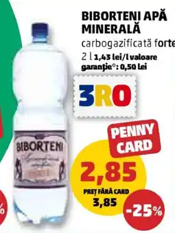 Penny Biborteni apă minerală carbogazificată forte Ofertă