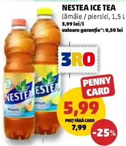 Penny Nestea ice tea lămâie / piersici Ofertă