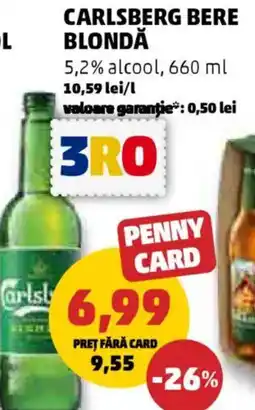 Penny Carlsberg bere blondă Ofertă