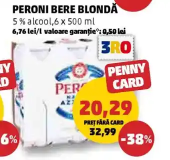 Penny Peroni bere blondă Ofertă