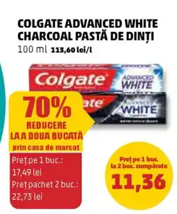 Penny Colgate advanced white charcoal pastă de dinți Ofertă