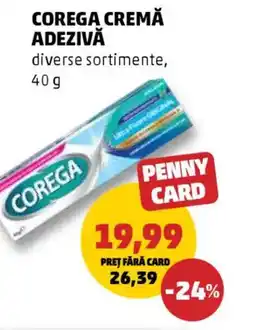 Penny Corega cremă adezivă Ofertă