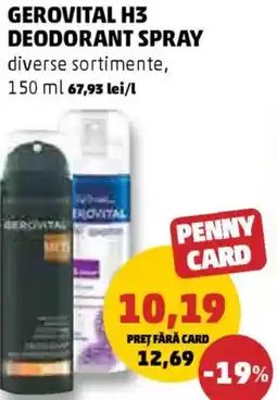 Penny Gerovital h3 deodorant spray Ofertă