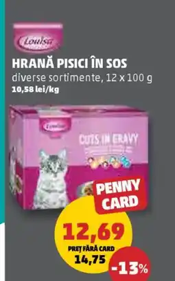 Penny Hrană pisici în sos Ofertă