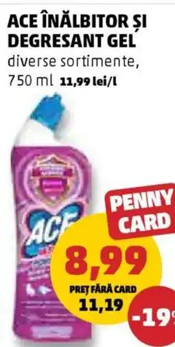 Penny Ace înălbitor și degresant gel Ofertă