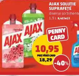 Penny Ajax soluție suprafețe Ofertă