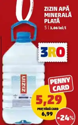 Penny Zizin apa minerală plată Ofertă