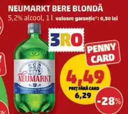Penny Neumarkt bere blondă Ofertă