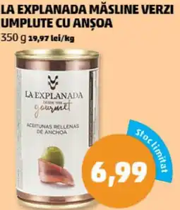Penny La explanada măsline verzi umplute cu anșoa Ofertă
