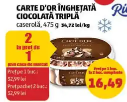 Penny Carte d'or înghetata ciocolată triplă Ofertă