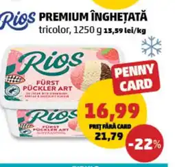Penny Premium înghețată tricolor Ofertă