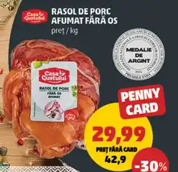 Penny Rasol de porc afumat fără os Ofertă