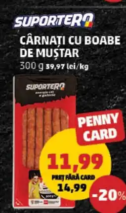 Penny Cârnaţi cu boabe de mustar Ofertă