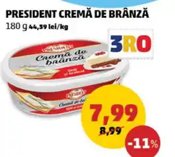 Penny President cremă de brânză Ofertă