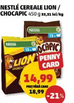 Penny Nestlé cereale lion/ chocapic Ofertă