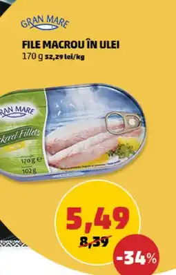 Penny GRAN MARE File macrou în ulei Ofertă