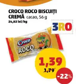 Penny Croco roco biscuiți cremă cacao Ofertă