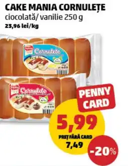 Penny Cake mania cornulețe ciocolată/vanilie Ofertă
