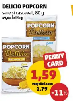 Penny Delicio popcorn sare și caşcaval Ofertă