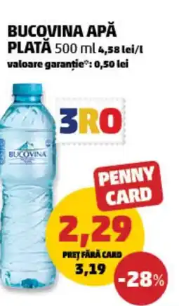 Penny Bucovina apă plată Ofertă