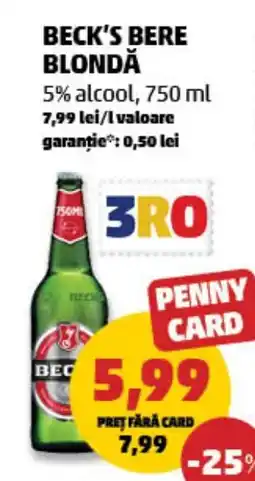 Penny Beck's bere blondă Ofertă