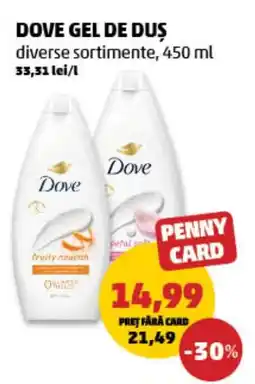 Penny Dove gel de duș Ofertă