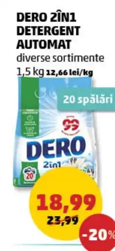 Penny Dero zîn1 detergent automat Ofertă