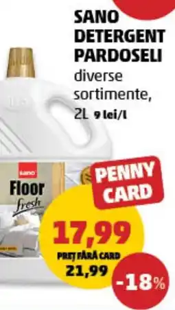 Penny Sano detergent pardoseli Ofertă
