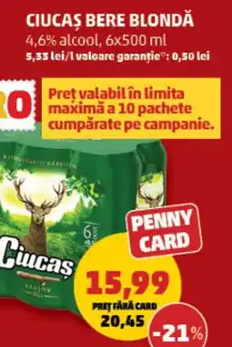 Penny Ciucas bere blondă Ofertă