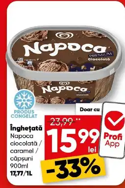 PROFI Îngheţată Napoca ciocolată / caramel / căpşuni Ofertă