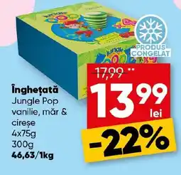 PROFI Îngheţată Jungle Pop vanilie, măr & cireșe Ofertă