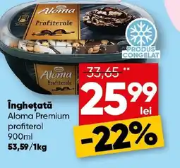 PROFI Îngheţată Aloma Premium profiterol Ofertă