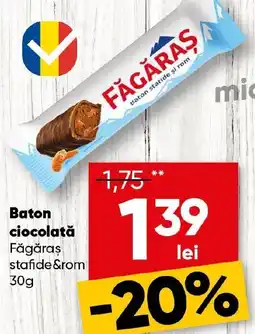 PROFI Baton ciocolată Făgăraş stafide &rom Ofertă