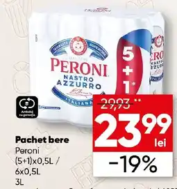 PROFI Pachet bere Peroni Ofertă
