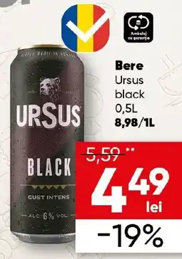 PROFI Bere ursus black Ofertă
