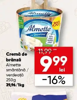 PROFI Cremă de brânză Almette smântână / verdeaţă Ofertă