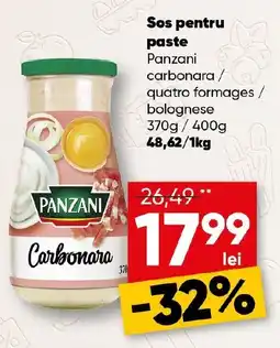 PROFI Sos pentru paste Panzani Ofertă