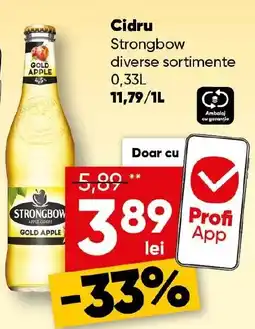 PROFI Cidru Strongbow Ofertă