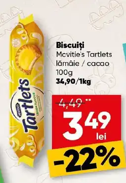 PROFI Biscuiţi Mcvitie's Tartlets lămâie/cacao Ofertă